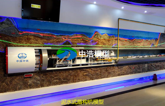 泥水式盾構(gòu)機模型